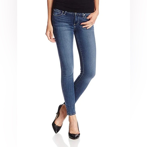 PAIGE | Women’s Paige Verdugo Ankle mid-rise Skinny Jeans Vintage Wash NWT 25 - Picture 1 of 11